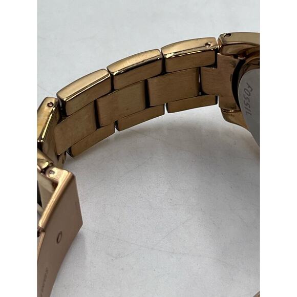 Fossil Stella ES3003 Stainless Steel Analog‎ Rose Dial Quartz Watch DE315 XS - Picture 10 of 12
